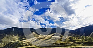 landscape of mountain in tibetan