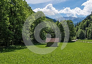 The landscape of mountain in Tyrol, Austria