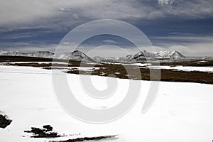Landscape mountain view in tibet