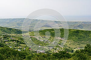 Landscape, mountain village