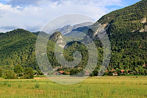 Landscape with mountains