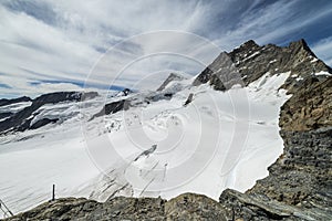 Landscape of the mountains alps