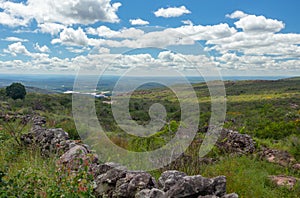 Landscape and mountains in the Chapada Diamantina National Park, Brazil.