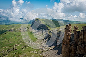 Landscape in mountains at a daytime