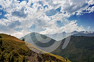 landscape with mountains. Republic Altay