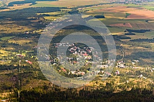 Landscape with mountains in slovakia