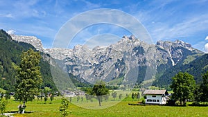 Landscape and mountains Werfenweng Austria