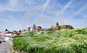 Landscape of Mourao castle, Portugal photo