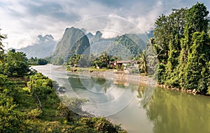 Landscape of Nam Song River