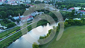 Landscape Narew River Lomza Rzeka Aerial View Poland