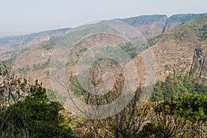 Landscape of national park El Imposible, El Salvad