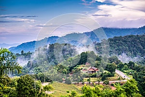 Landscape of National Park in Nan, Thailand