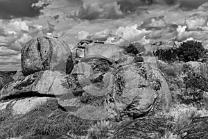 Landscape in the Natural Area of Marruecos. Extremadura. Spain.