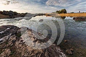 Landscape in the Natural Area of Marruecos. Extremadura. Spain. photo