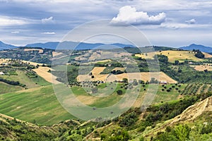 Landscape in the Natural Park of Atri, Abruzzo