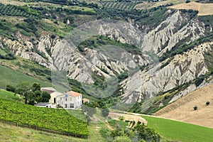 Landscape in the Natural Park of Atri, Abruzzo