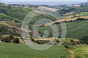 Landscape in the Natural Park of Atri, Abruzzo