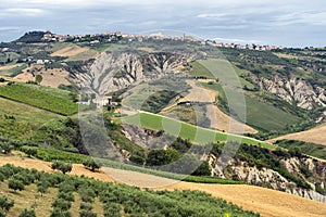 Landscape in the Natural Park of Atri, Abruzzo photo