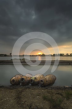 Landscape, nature, clauds, skies, sky, sunset, sunrise, lake,