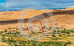Landscape near Ait Ben Haddou village in Morocco