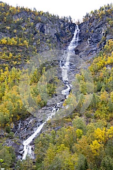 landscape near Borgund Stavkirke, Norway