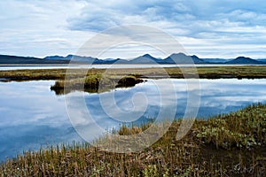 Landscape near caldera Askja, Iceland