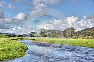 Landscape near Hawes village in the Yorkshire Dales