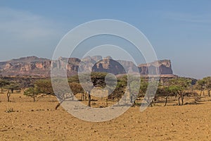 Landscape near Howzien, Tigray region, Ethiop