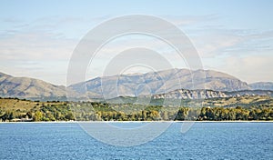 Landscape near Igoumenitsa and Corfu. Greece