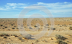 Landscape near Matmata in the south of Tunisia