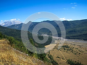 Landscape Near a Mount Saint Helen