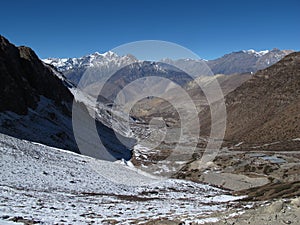 Landscape near Muktinath, Lower Mustang Region, Nepal