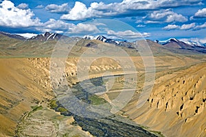 A landscape near Pang on Leh-Manali highway, Ladakh, Jammu and Kashmir, India