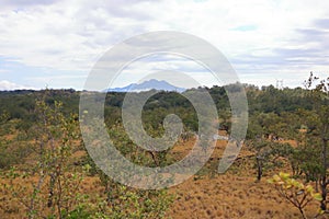 the landscape near the Rincon de la Vieja an guanacaste national park, Costa Rica