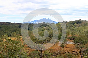 the landscape near the Rincon de la Vieja an guanacaste national park, Costa Rica