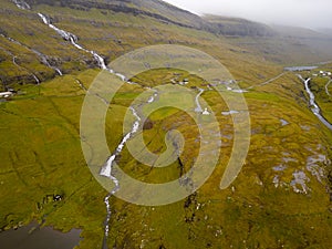 Landscape near Saksun, Faroe islands