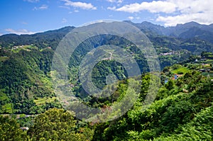 Landscape near Sao Jorge, Madeira island, Portugal