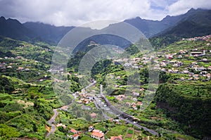 Landscape near Sao Vicente, Madeira, Portugal