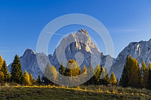 Landscape near Sella di Razzo and Sella di Rioda pass, Carnic Alps, Friuli-Venezia Giulia, Italy