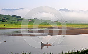 Landscape near Songhua lake photo