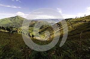 Landscape near Toba lake in Sumatra