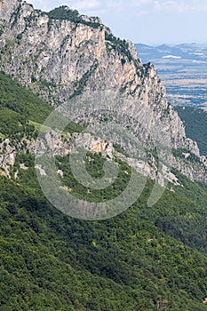 Landscape near Vratsata pass at Balkan Mountains, Bulgaria