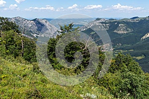 Landscape near Vratsata pass at Balkan Mountains, Bulgaria