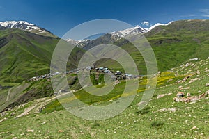 Landscape near Xinaliq Khinalug village, Azerbaij
