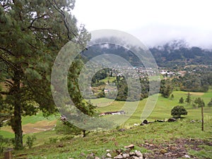 Landscape of Nebaj, Quiche, Guatemala photo