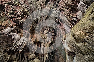 Landscape of Nok Nang Aen Cave at Lam Khlong Ngu National Park. Kanchanaburi, Unseen in Thailand photo