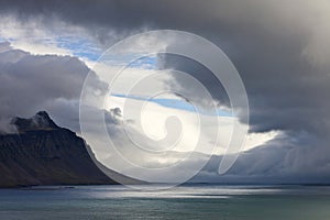 Landscape of the Northeast Fjords of Iceland photo