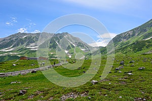 Landscape of Northern Japan Alps