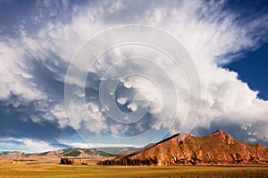 Landscape in northern Mongolia