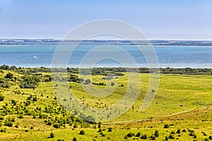 Landscape and ocean